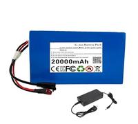 BOGJFC Batería 36V 20Ah Li Ion 10S5P Pack Con BMS Integrado Cargador 42V 2A Para Bicicleta Eléctrica Scooter 25A Descarga Continua