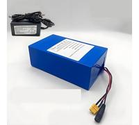 BOGJFC Bateria 36V 20Ah Li Ion Pack 10S6P Bms Cargador 42V 2A Enchufe DC-XT30 Para Bicicleta Electrica Scooter 500 a 750W