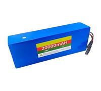 BOGJFC Batería 48V 20Ah Li-Ion 18650 13S6P Con BMS Integrado Para Bicicleta Eléctrica Patinete Triciclo Moto Y Alimentación De Respaldo Enchufe T-DC Azul 247x107x70mm