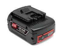 BOGJFC Batería Li Ion 18V 12Ah Compatible Con Bosch Pack De Reemplazo Para BAT609 BAT618 BAT620 Para Taladros Sierras Y Herramientas De Jardín Formato Prismático Rojo Negro(1PCS Battery)
