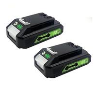 BOGJFC Batería Li-Ion 24V 3.0Ah/6.0Ah Compatible Con Greenworks 24V MO24B410 MO48L4211 HT24B210 21342 Batería Para Herramientas De Jardín Inalámbricas(2PCS 3Ah 24V)