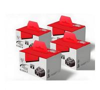 BOGJFC Compatible con Makita Batería 18V 6Ah Li-Ion Pack Para Herramientas Inalámbricas BL1860B BL1830 BL1850 BL1815 Detección Equilibrio Celdas Indicador LED Carcasa Antigolpes(4PCS 6.0Ah)