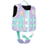 Boglia Chaleco de natación para niños Chaqueta Flotante para niños pequeños para bebés, Flotador para Piscina con Correa de Seguridad Ajustable, flotadores para Edades de 1 a 9 años / 22 a 50 Libras …