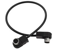 Bognajin Adaptador de Entrada AUX para Coche de 30 cm, Cable de Audio de Repuesto para Reproductor de CD UniLink de Alpine y, Cable AUX de Alta Resistencia Fabricado en ABS y Metal con