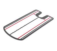 Bognajin Espejo de alineación de putt de golf, entrenador de putt de golf con herramienta de práctica correctiva, espejo acrílico portátil para corrección de postura de swing, incluye