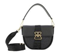 Bogner Zuoz Rafia Cassy Bolsa de hombro Piel 21 cm negro