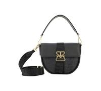 Bogner Zuoz Rafia Cassy Bolsa de hombro Piel natural 21 cm negro