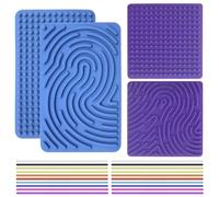 Bogoro 2 Silicone Fidget Toy,Silicona Doble Juguetes Sensoriales,Juguete Sensorial Inquieto,Juguete Sensorial Portátil de Silicona,Juguetes Sensoriales Táctiles para el Hogar la Oficina y como Regalo