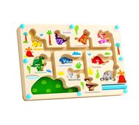 Bogoro Magnetico de Colores y Números,Magnético Laberinto Juegos Montessori,Juego Magnético de Laberinto,Juego Laberinto Magnético Niños para Aprender a clasificar los Colores y a Contar