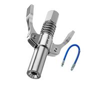 Bogoro Qazuwa G Coupler,Acoplador De Pistola De Grasa,Acople G para Engrasadora Manual,Engrase g Acoplador para Pistola,con 30CM Manguera,Adapta a Todo Pistolas Grasa(Doble Asa)