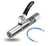 Bogoro Qazuwa Pistola de Engrase G Acoplador,Acoplador de Pistola de Engrase,Acople G para Engrasadora Manual con Manguera de 30 cm, para Todo Pistolas Engrasadora