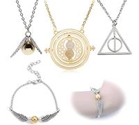 Bogoro Qazuwa Pulseras,Mujer Pulseras,Brazalete Tejido a Mano Pulsera de Cuero PU Vintage Pulsera Ajustable Con Alas y Búhos de Snitch Dorados,Para Hombres Mujeres,Regalo Para Amantesz,negro