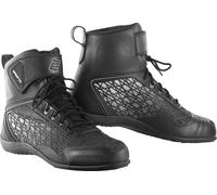 Bogotto Aaron Botas de moto, negro-blanco, tamaño 47 para Mujer