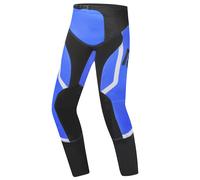 Bogotto Ares-MTN Pantalones de motocross, negro/azul/blanco, Talla 38