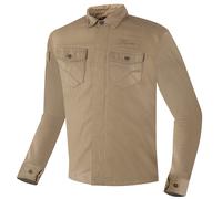 Bogotto B-Swift Camisa de moto, beige, tamaño 4XL para Hombres