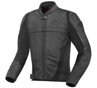 Bogotto Black-X Chaqueta de cuero Motorcylce, negro, tamaño S para Hombres