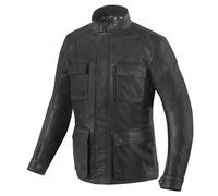 Bogotto Bristol NG Giacca in pelle da moto, nero, S