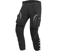 Bogotto Explorer-Z impermeabile Moto Pelle/Tessuto Pantaloni, nero, L