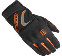 Bogotto F-ST Guantes de motocicleta, negro-naranja, tamaño 2XL para Mujer