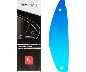 Bogotto FF104 Láminas Tear-Off - Paquete de 5, transparente para Hombres