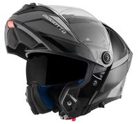 Bogotto FF404 Ezion Casco abatible, negro/gris, Talla L