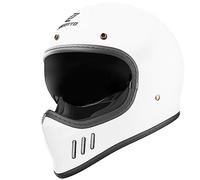 Bogotto FF980 Casco Caferacer Cross, Bianco Opaco, M