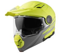 Bogotto FG-102 Duo Casco abatible de fibra de vidrio para enduro, amarillo, tamaño L para Hombres