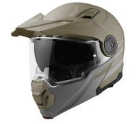 Bogotto FG-102 Duo Casco abatible de fibra de vidrio para enduro, marrón, tamaño S para Hombres