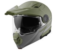 Bogotto FG-102 Duo Casco abatible de fibra de vidrio para enduro, verde, tamaño XL para Hombres