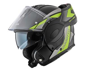 Bogotto FS-X600 Atyr Casco, negro-gris-amarillo, tamaño M para Mujer