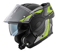 Bogotto FS-X600 Atyr Casco, negro mate/gris/amarillo, Talla XS