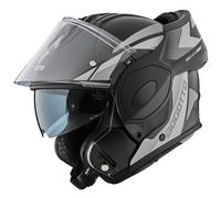 Bogotto FS-X600 Atyr Casco, negro mate/gris, Talla 2XL