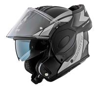 Bogotto FS-X600 Atyr Casco, negro mate/gris, Talla XL (61/62)