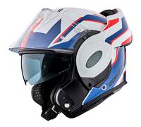 Bogotto FS-X600 Vyda Casco, blanco/rojo/azul, Talla XS
