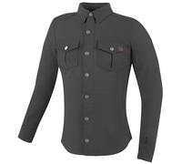 Bogotto Furrow Camisa de moto para mujer, gris oscuro, Talla S