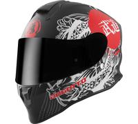 Bogotto H151 Shinee Casco, blanco-rojo, tamaño L para Hombres
