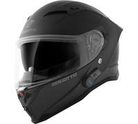 Bogotto H153 BT Bluetooth Casco, Black Matt, Talla L (59/60)