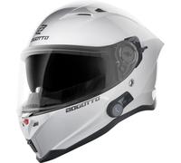 Bogotto H153 BT Bluetooth Casco, Blanco, Talla S (55/56)