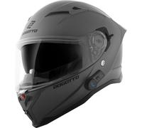 Bogotto H153 BT Bluetooth Casco, gris, tamaño M para Hombres