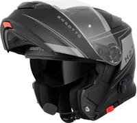 Bogotto H271 BT Taog Bluetooth Casco, negro-gris, tamaño M para Mujer