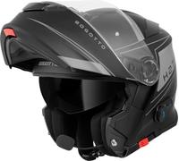 Bogotto H271 BT Taog Bluetooth Casco, Nero Opaco/Grigio, M