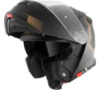 Bogotto H271 Wayke Casco, negro mate/marrón, Talla 2XL