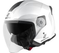 Bogotto H586 Casco Jet, blanco, tamaño S para Hombres