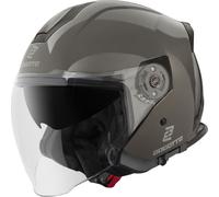 Bogotto H586 Casco Jet, negro-gris, tamaño M para Hombres