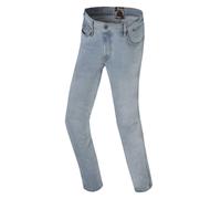 Bogotto Jokisu Vaqueros de moto para mujer, Azul claro, Talla 26/32