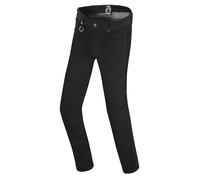 Bogotto Jokisu Vaqueros de moto para mujer, gris oscuro, Talla 25/32