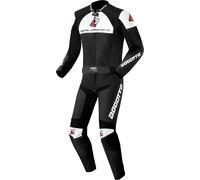 Bogotto Losail Wo Piece Moto Moto Traje de Cuero, negro-blanco, tamaño 50 para Hombres