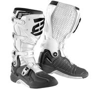 Bogotto MX-7 G Botas de motocross, Negro/Blanco, Talla 39