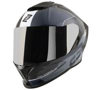 Bogotto Phantom Combo Carbon Casco, azul/negro/blanco, Talla M