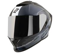 Bogotto Phantom Combo Carbon Casco, negro-blanco-azul, tamaño 2XL para Hombres